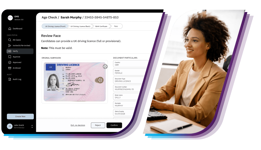 Built on the same verification engine as myRTW & myKYC
